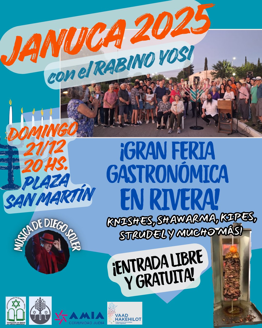 Janucá en la plaza – 2025